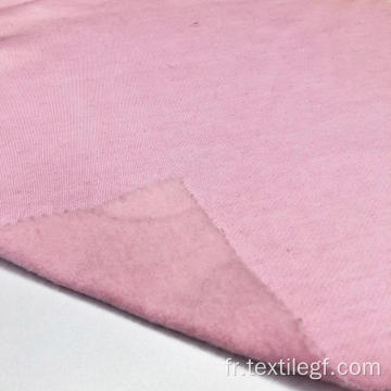 Sweat à capuche en tissu éponge rose